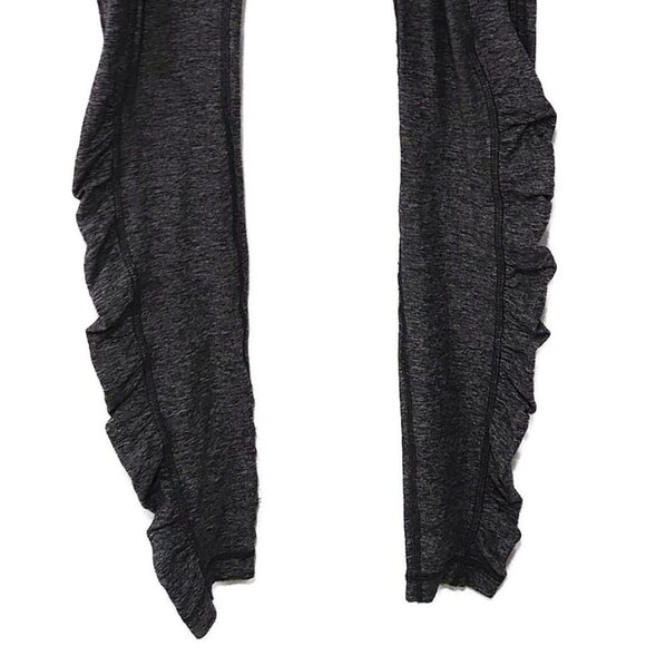 Lululemon Run: Turn Around Tight Heathered Black - Picture 7 of 11